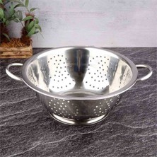 Jet's Home Süzgeç Paslanmaz Makarna Süzgeci Meyve Süzgeci Sebze Süzgeci Çelik 30 cm
