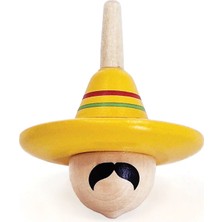 Svoora Ahşap Topaç 'the Mexican' (Meksikalı) - Spinning Hats Koleksiyonu
