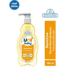 Uni Baby 700 ml Saç ve Vücut Şampuanı Göz Yakmayan Formül ile Hassas Ciltlere Özel Temizlik