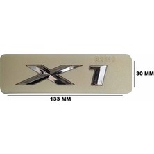 Wisco 344268 Yazı X1 (Krom Bmw Büyük) TW0710179