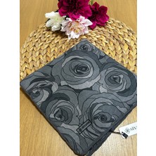 Siyane Scarf Gül Desen Eşarp 15