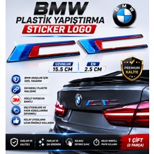 EP Garaj Otomotiv Bmw Araçlar Için Plastik Yapıştırma Sticker (2 Parça)