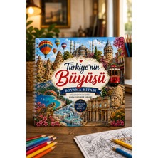 Z&R Craft Türkiye'nin Büyüsü | Premium Boyama Kitabı | Doğal ve Tarihi Güzellikler | 30 Görsel