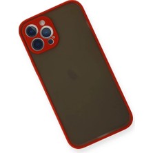 Uravas Store Newface Iphone 12 Pro Max Kılıf Montreal Silikon Kapak - Kırmızı