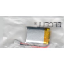 Efcell Drone Batarya Soketli Polimer Pil 3.7V 650MAH 08X25X40 Iki Pinli Soket Rc Quadcopter /rc Dronlar