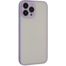 Uravas Store Iphone 13 Pro Max Kılıf Montreal Silikon Kapak - Mor