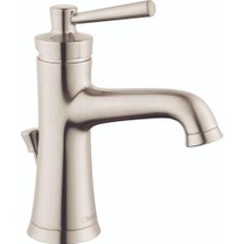 Hansgrohe Joleena Geçişli 1 Saplı 1 8" Uzun Banyo Lavabo Bataryası Fırçalanmış Nikel, 04771820, 1.2 Gpm