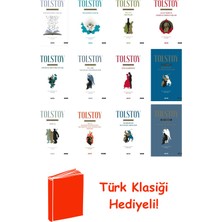 Lev Nikolayeviç Tolstoy 12 Kitap Seti + Türk Klasiği Hediye