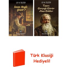 Remzi Kitabevi Lev Nikolayeviç Tolstoy 2 Kitap Seti + Türk Klasiği Hediye