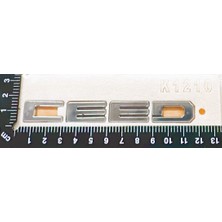 Wisco 348166 Yazı Ceed 1.4*11.4 cm Krom TW3910071