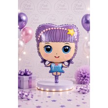 Parti Dükkanı Deniz Kızı Kız Çocuk Folyo Balon Helyum Uyumlu 46,8X69,3 cm Mermaid Doğum Günü Parti Süsü
