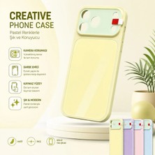 Jolita iPhone 17 Pro Uyumlu Pastel Renkli Kamera Korumalı Sert Telefon Kılıfı