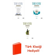 Lev Nikolayeviç Tolstoy 3 Kitap Seti + Türk Klasiği Hediye