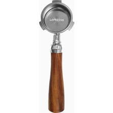 Lepresso 51 mm Dipsiz Portafiltre 3 Kulaklı Ahşap Saplı