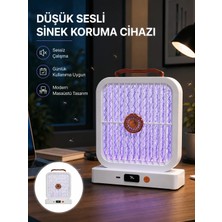 Astraltech Masaüstü Şarjlı Elektrikli Sinek Öldürücü Uv Teknolojili Beyaz Cihaz
