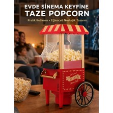 Astraltech Yağsız Popcorn Makinesi Sıcak Hava ile Hızlı Patlatma