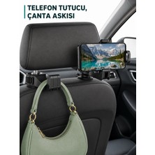 Astraltech Telefon Tutucu Özellikli Araç Içi Çanta Askısı