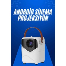 Astraltech Hd Ayaklı Portatif Projeksiyon Cihazı Android Işlemcili Sinema Projektörü