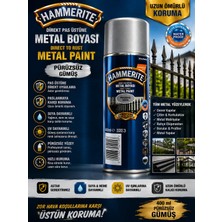 Marshall Hammerite Direkt Pas Üstü Pürüzsüz Metal Boyası Sprey Gümüş 400 Ml
