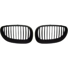Wisco 340896 Ön Panjur Böbrek Set Bmw E60 + Lcı Mat Sıyah  04>09 51137027061/062