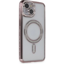 Uravas Store Iphone 13 Kılıf Joke Simli Magneticsafe Kılıf - Pembe