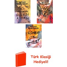 İthaki Yayınları William Shakespeare 3 Kitap Seti + Türk Klasiği Hediye