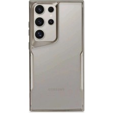 Uravas Store Samsung Galaxy S25 Ultra Kılıf Boyi Silikon Kapak - Titan Gri