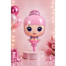 Parti Dükkanı Prenses Kız Çocuk Folyo Balon Helyum Uyumlu 43,5X74 cm Doğum Günü Parti Süsü