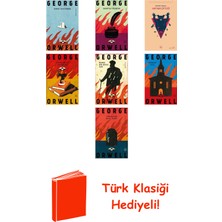 İthaki Yayınları George Orwell 7 Kitap Seti + Türk Klasiği Hediye