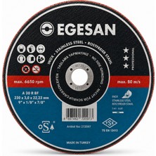 Egesan Metal Kesme Taşı 230X3,0X22,23