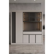 Avm 24 Nero Kahve Köşesi Multi 200 cm Montaj Dahil
