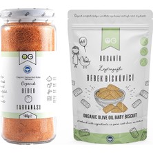 OG natural Organik Bebek Tarhanası Ve Organik Bebek Bisküvi Seti +6 Ay