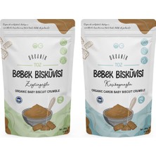 OG natural Organik Keçiboynuzlu Ve Zeytinyağlı Bisküvi Tozu Seti +6 Ay