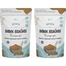OG natural 2'li Organik Keçiboynuzlu Toz Bebek Bisküvi Seti +6 Ay