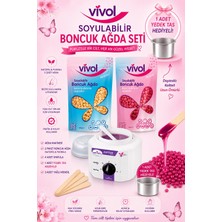 Vivol Sir Ağda Isıtıcı Makine 1 Naturel+1 Pudralı Paket Boncukağda Hediyeli