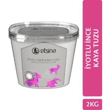 Efsina 2 KG İYOTLU İNCE KAYA TUZU