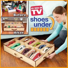 Hereveoyuncak Ayakkabı Saklama Çantası 12 Bölmeli Shoes Unnder