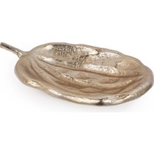 Vitale Fruit Gold Metal Dekoratif Tabak 23X37CM