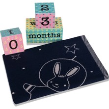 Baby Tales Astronot Bebek Triko Battaniye Lacivert ve Marine Bebek Küpleri