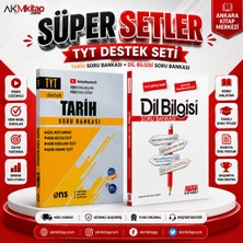 Akm Kitap Ens Yayıncılık Tyt Tarih ve Akm Dil Bilgisi Soru Bankası Seti 2 Kitap