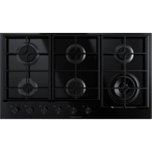 Küppersbusch KG9551.0SR-E5 6 Gözlü Dökme Demir Izgaralı Gazlı Cam Ocak