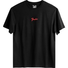 Fender® Little Red Riding Hood Loose T-Shirt - Siyah