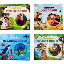 Sincap Kitap Ilk Dokun Hisset Kitabım-Çiftliğe Dokun, Ormana Dokun, Okyanusa Dokun, Çöle Dokun (4kitap)