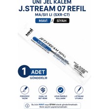 Uni Jetstream Sxr-C7 0.7 mm Mavi-Siyah Tükenmez Kalem Yedeği (Refil)