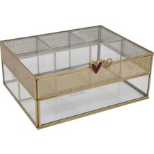 Vitale Elegant Cam Takı Kutusu/organizer 7X20X12CM
