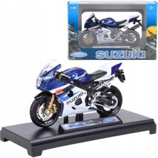 Welly Suzukı GSX-R750 1:18 Ölçek Diecast Motosiklet Model