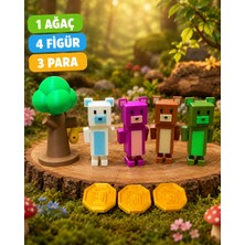 Vrd Chloe Super Bear Adventure Midi Oyun ve Diorama Set 9 Parça (4 Figür + 1 Ağaç + 3 Coin)