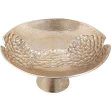 Vitale Fruit Gold Metal Ayaklı Dekoratif Kase  39X41X24CM
