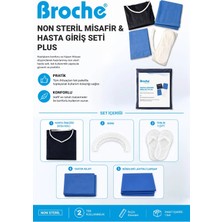 Broche Non Steril Misafir & Hasta Giriş Seti Plus 5'li