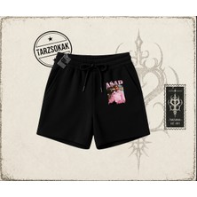 Tarzsokak Unisex Asap Rocky Unisex Şort Beyaz